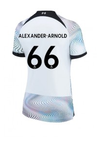 Liverpool Alexander-Arnold #66 Voetbaltruitje Uit tenue Dames 2022-23 Korte Mouw